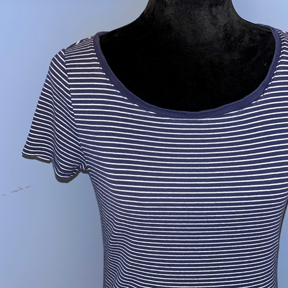 Navy Striped Tee